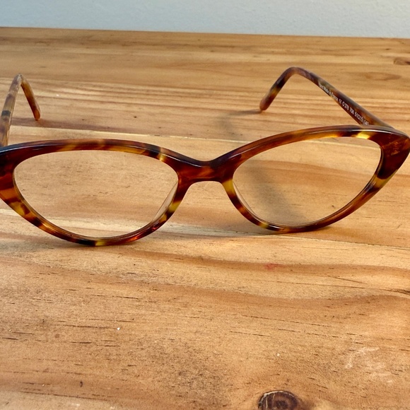 Brown Tortoise Shell Cat eyeglass Frame Frederic Beausoleil FRANCE 278-798 - Picture 3 of 8